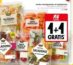 Jumbo Jumbo snackgroenten of salademixen aanbieding