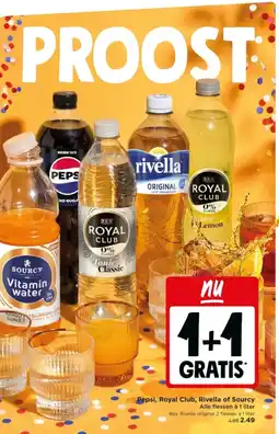 Jumbo Pepsi, Royal Club, Rivella of Sourcy aanbieding