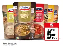 Jumbo Unox Soep in zak aanbieding