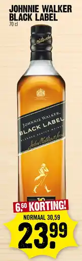 Super Dirck 3 Johnnie Walker Black Label aanbieding