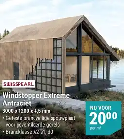 Pontmeyer SwissPearl Windstopper Extreme Antraciet aanbieding