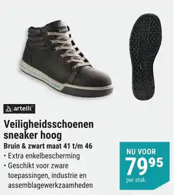 Pontmeyer Artelli Veiligheidsschoenen sneaker hoog aanbieding