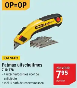 Pontmeyer Stanley Fatmax uitschuifmes 7-10-778 aanbieding