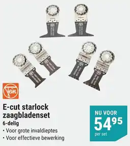 Pontmeyer E-cut starlock zaagbladenset aanbieding