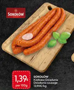 Food Plus Sokołów Dziadunia sausage aanbieding
