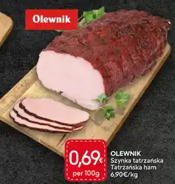 Food Plus Olewnik Tatrzańska Ham aanbieding