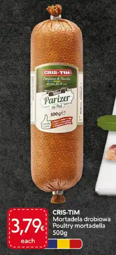 Food Plus Cris Tim Poultry Mortadella aanbieding