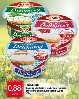 Food Plus Président Soft Curd Cheese aanbieding