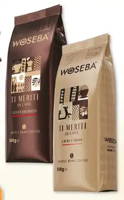 Food Plus Woseba Coffee beans, selected types aanbieding