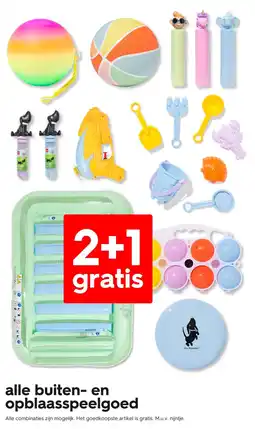 HEMA Alle Buiten en Opblaasspeelgoed aanbieding