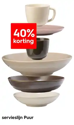 HEMA Servieslijn Puur aanbieding