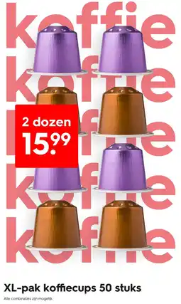HEMA XL pak Koffiecups aanbieding