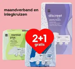 HEMA Maandverband en Inlegkruizen aanbieding