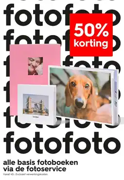 HEMA alle basis fotoboeken via de fotoservice aanbieding