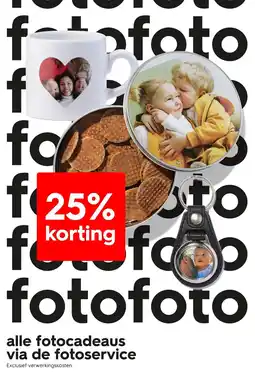 HEMA alle fotocadeaus via de fotoservice aanbieding