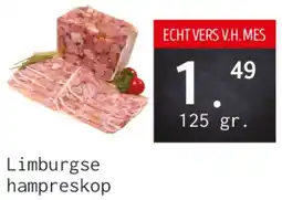 Naanhof Limburgse Hampreskop aanbieding