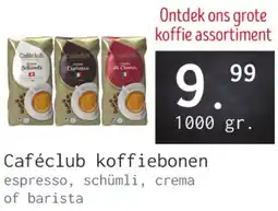 Naanhof Caféclub koffiebonen aanbieding