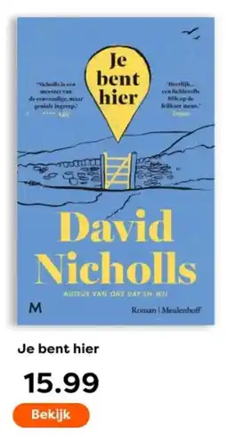 The Read Shop Je Bent Hier aanbieding