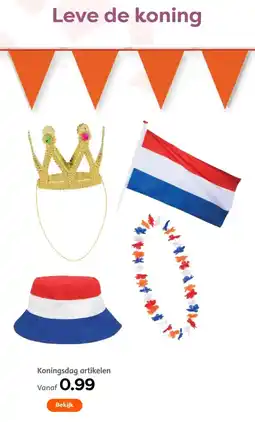The Read Shop Koningsdag artikelen aanbieding