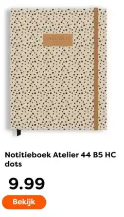 The Read Shop Notitieboek Atelier 44 B5 HC dots aanbieding