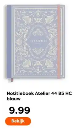 The Read Shop Notitieboek Atelier 44 B5 HC blauw aanbieding