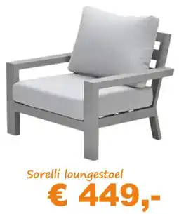 Tuinmeubelland Sorelli Loungestoel aanbieding