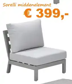 Tuinmeubelland Sorelli Middenelement aanbieding
