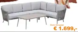 Tuinmeubelland Devin Loungeset aanbieding