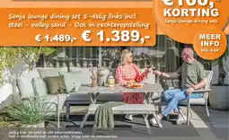 Tuinmeubelland Senja Lounge Dining Set aanbieding