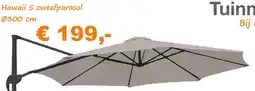 Tuinmeubelland Hawaii S zweefparasol aanbieding