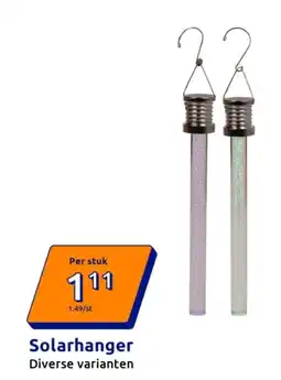 Action Solarhanger aanbieding