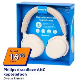 Action Philips draadloze ANC koptelefoon aanbieding