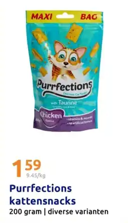 Action Purrfections kattensnacks aanbieding