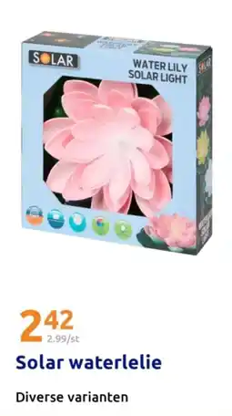 Action Solar waterlelie aanbieding
