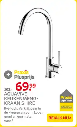 Praxis Aquavive Keukenmengkraan Shire aanbieding