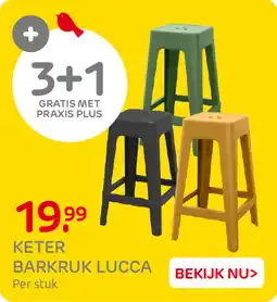 Praxis Keter Barkruk Lucca aanbieding