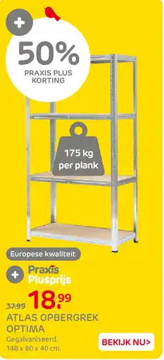 Praxis Atlas Opbergrek Optima aanbieding