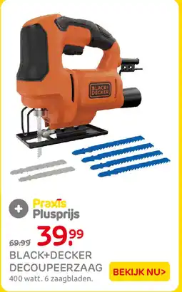 Praxis Black+Decker Decoupeerzaag aanbieding