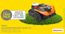 Praxis Worx Accurobotmaaier Vision 2.0 aanbieding