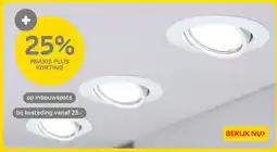 Praxis op inbouwspots aanbieding