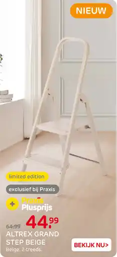 Praxis Altrex grand step beige aanbieding