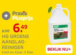 Praxis Hg Groene Aanslagreiniger aanbieding