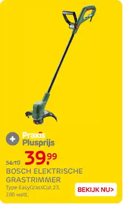 Praxis Bosch Elektrische Grastrimmer aanbieding
