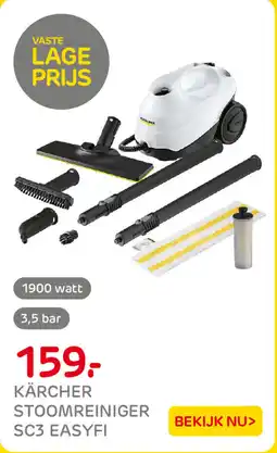 Praxis Kärcher Stoomreiniger SC3 Easyfi aanbieding