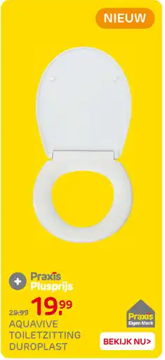Praxis Aquavive toiletzitting duroplast aanbieding