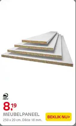 Praxis Meubelpaneel aanbieding