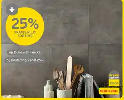 Praxis op Dumawall+ en XL aanbieding
