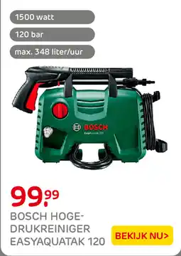 Praxis Bosch Hogedrukreiniger Easyaquatak 120 aanbieding