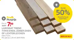 Praxis Laminaat Trend Titan Eiken, Zomer Eiken of Lichtgrijs Eiken aanbieding