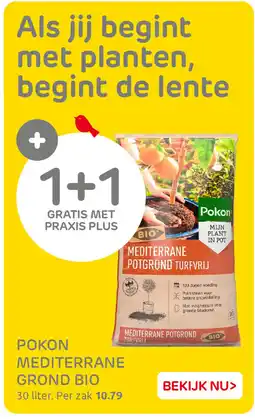 Praxis Pokon Mediterrane Grond Bio aanbieding